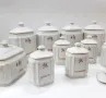 Стари порцеланови буркани за подправки и продукти - 11 бр.(13.5), снимка 6