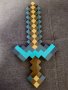 Майнкрафт, Minecraft диамантен меч и кирка 2в1 играчка Маинкрафт, снимка 6