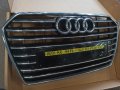 Решетка в бронята оригинална Audi A6 14-18г , снимка 1