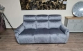 Сив диван тройка от плат плюш, снимка 3