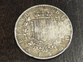 Италия 5 лири 1869 СРЕБРО, снимка 2