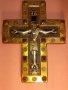 Кръст - Емайл - Morató - Исус Христос, снимка 1 - Антикварни и старинни предмети - 38497223