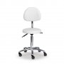 Козметичен/фризьорски стол - табуретка с облегалка Rita 53/73 см, снимка 3