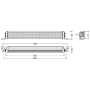LED бар OSRAM LEDriving LIGHTBAR VX500-CB 12/24V 4100lm 6000K, снимка 4