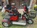 Електрическа триколка с три седалки EcoWay модел М19X бордо, снимка 7