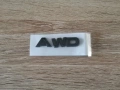 черен надпис Mazda AWD, снимка 1