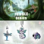 Талисмани Fresca по модел тип Pandora Пандора с печат S925 Jungle Series, снимка 1