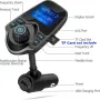 T10 Автомобилен безжичен Bluetooth FM предавател MP3 плейър USB порт за разговори със свободни ръце, снимка 7