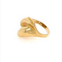 Златен дамски пръстен 3,45гр. размер:53 14кр. проба:585 модел:22998-1, снимка 2 - Пръстени - 44855870