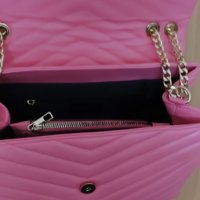 Розова чанта YSL, снимка 6 - Чанти - 43281504