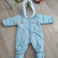 Светло син ескимос, скафандър бебе, снимка 1 - Бебешки ескимоси - 43351474