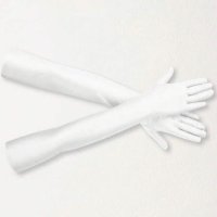 дълги бели ръкавици, снимка 3 - Ръкавици - 43716765