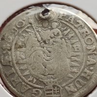 Сребърна монета 15 кройцера Леополд първи Кремниц Унгария 13681, снимка 9 - Нумизматика и бонистика - 42987579