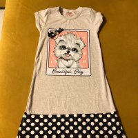 Детска рокля с куче, снимка 1 - Детски рокли и поли - 37518737