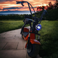 Електрически Скутер Harley 1200W MaxMotors , снимка 4 - Мотоциклети и мототехника - 44878649