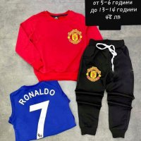 Manchester United ❤⚽️ CR 7 детско юношески комплекти от две части суичър без цип и долнище  , снимка 1 - Футбол - 34185777
