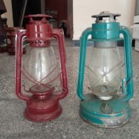 Продавам стари газени лампи--3 броя, снимка 1 - Антикварни и старинни предмети - 37272797
