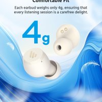 Безжични слушалки Edifier X3 Lite True Wireless Earbuds, сиви; бели, снимка 6 - Bluetooth слушалки - 43107745