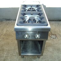 Професионален, италиански, газов котлон на база ,две горелки, снимка 1 - Обзавеждане на кухня - 43451624