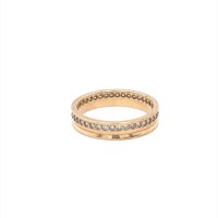 Златен пръстен брачна халка 2,92гр. размер:51 14кр. проба:585 модел:20175-5, снимка 1 - Пръстени - 43408751
