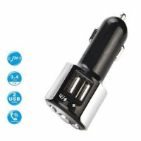 FM трансмитер Auto max X10 Car Kit Charger, Wireless, Bluetooth, 2 USB, MP3 Player, Handsfree, Черен, снимка 3 - Аксесоари и консумативи - 26287574