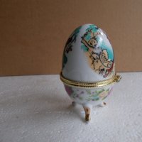 Порцеланово яйце за бижута , снимка 3 - Декорация за дома - 33556076