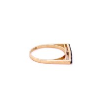 Златен дамски пръстен 1,65гр. размер:51 14кр. проба:585 модел:21886-6, снимка 2 - Пръстени - 44002226