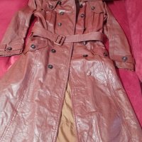 Продавам дамско кожено палто, снимка 2 - Палта, манта - 43103424