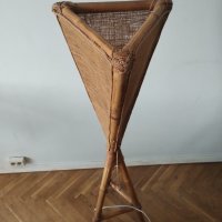 Лампа от бамбук и зебло, снимка 5 - Настолни лампи - 43996656
