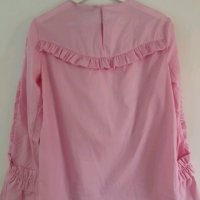Блуза Zara в розово, снимка 6 - Ризи - 32782712