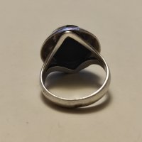 Сребърен пръстен (196), снимка 2 - Пръстени - 43688827