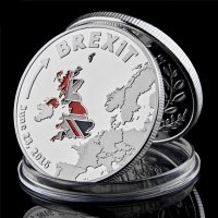 Монета UK Brexit Брекзит, снимка 1 - Нумизматика и бонистика - 39342624