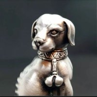 Сребърно куче Фаберже Уникат!!!Окончателна цена., снимка 8 - Антикварни и старинни предмети - 26742107