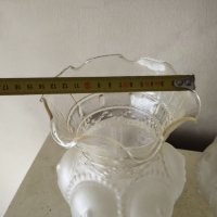 две барокови стъкла за лампа,полилей, снимка 3 - Настолни лампи - 43031800