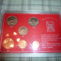 Стари монети от Фолкландските острови, снимка 1 - Нумизматика и бонистика - 43329420