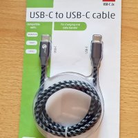 USB-C към USB-C кабел, снимка 1 - USB кабели - 37117342