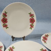 Порцеланови чинии - Бавария с флорални мотиви - 9 броя, снимка 3 - Антикварни и старинни предмети - 32891381