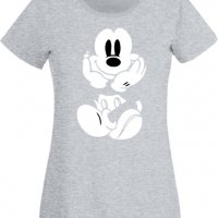Дамска Тениска Mikey Mouse Smile,Изненада,Повод,Подарък,Празник, снимка 6 - Тениски - 37641552