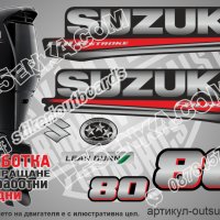 SUZUKI 60 hp DF60 2017 Сузуки извънбордов двигател стикери надписи лодка яхта outsuzdf3-60, снимка 14 - Аксесоари и консумативи - 26751823