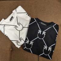 Дамска блуза с лого с камъчета Pinko🔥Guess, снимка 2 - Блузи с дълъг ръкав и пуловери - 43238810