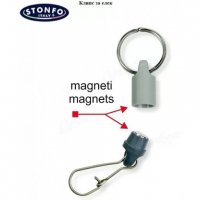 Закачалка с магнит - мини клипс Stonfo Magnetic Release, снимка 1 - Такъми - 32362559