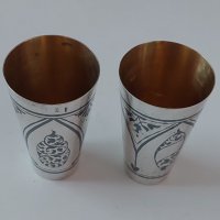 Сребърни чаши(сребро 875)СССР, снимка 9 - Чаши - 39474075