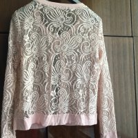 дамска дантелена блуза, снимка 2 - Блузи с дълъг ръкав и пуловери - 36594741