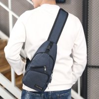 Удобна многофункционална чанта/раница през рамо с USB - BAG105 , снимка 3 - Чанти - 43735618