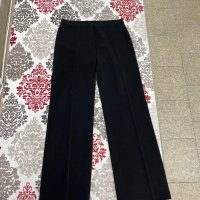 Дамски черен панталон с широки крачоли, снимка 4 - Панталони - 43712813