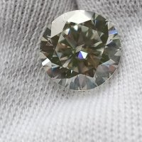 Топ Мойсанит Диамант Голям 10,9мм Фенси Moissanite Diamond , снимка 3 - Други - 42960589