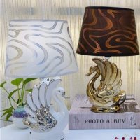 Лампа-лебед - нощно осветление с формата на грациозен лебед, снимка 6 - Настолни лампи - 43079315