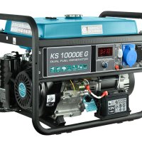 Газ/бензин генератор за ток Könner & Söhnen KS 10000E G , 8 kW, снимка 1 - Генератори - 44012471