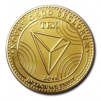 Трон Монета / Tron Coin ( TRX ) - Gold, снимка 3 - Нумизматика и бонистика - 32414834