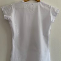 Karal Lagerfeld бяла дамска тениска , снимка 6 - Тениски - 32585543